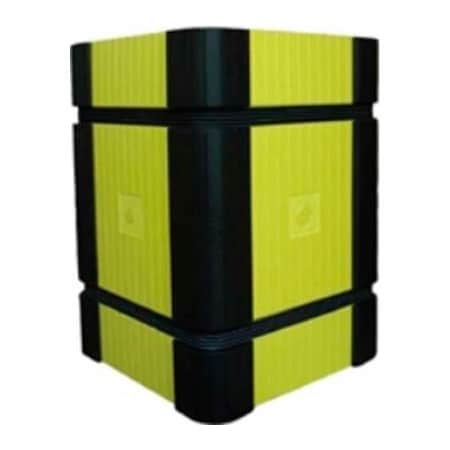 Sentry Protection System Park Sentry Column Protector - Corners, For 24in x 24in Square Columns, Black, 4/Carton PSC-060-B-CTN